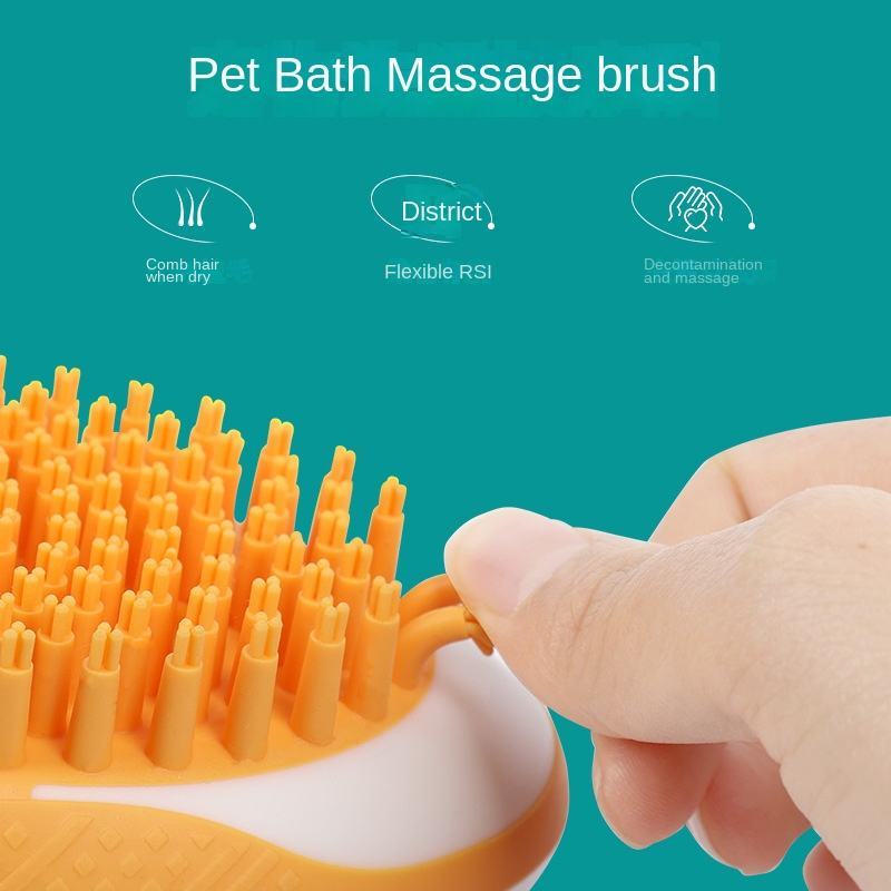2-in-1 Dog Cat Bath Brush - Endless Pawsibilities