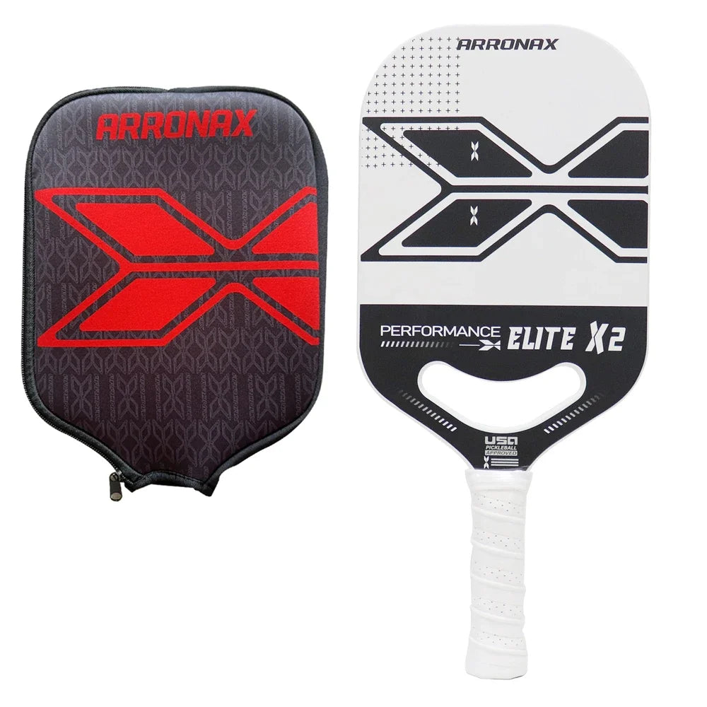 USAPA Edgeless Pickleball Paddle, Full Carbon Fiber, PP Core, Thermoformed, 13mm