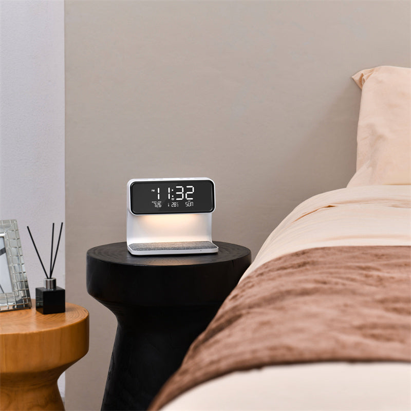 Creative 3 In 1 Bedside Lamp, LCD Screen Alarm Clock - Endless Pawsibilities