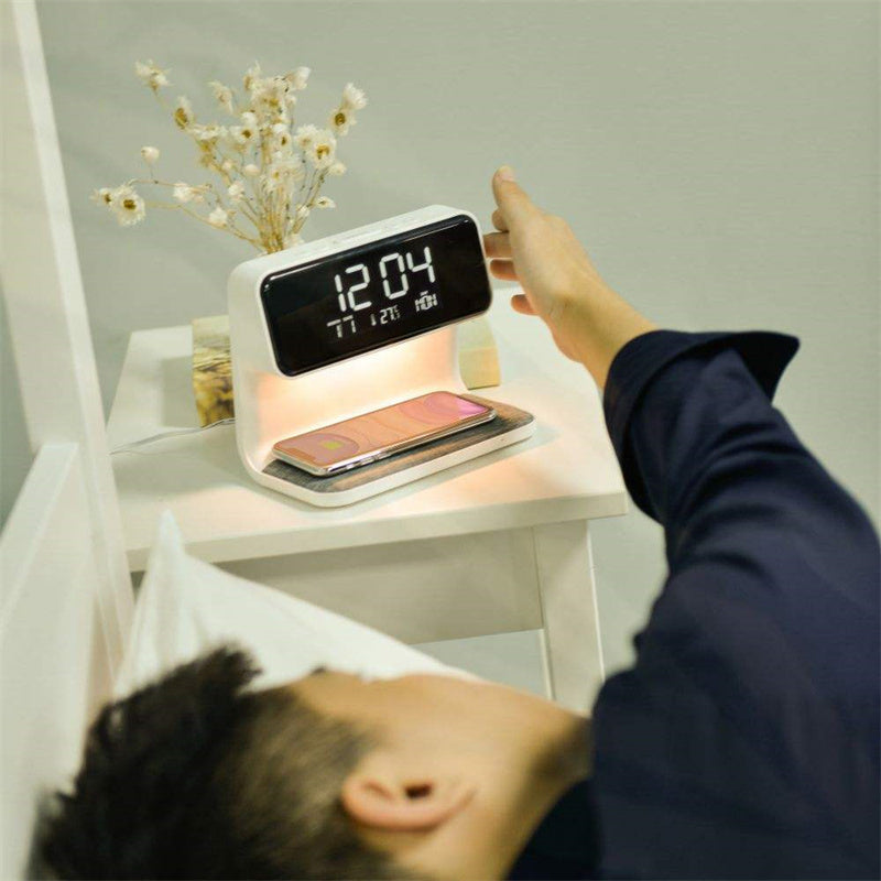 Creative 3 In 1 Bedside Lamp, LCD Screen Alarm Clock - Endless Pawsibilities