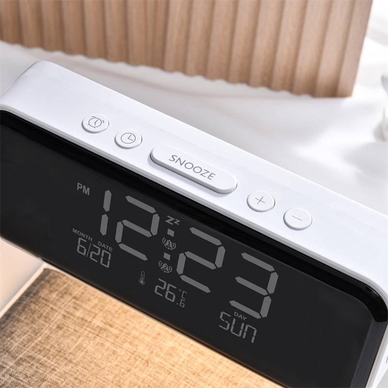 Creative 3 In 1 Bedside Lamp, LCD Screen Alarm Clock - Endless Pawsibilities