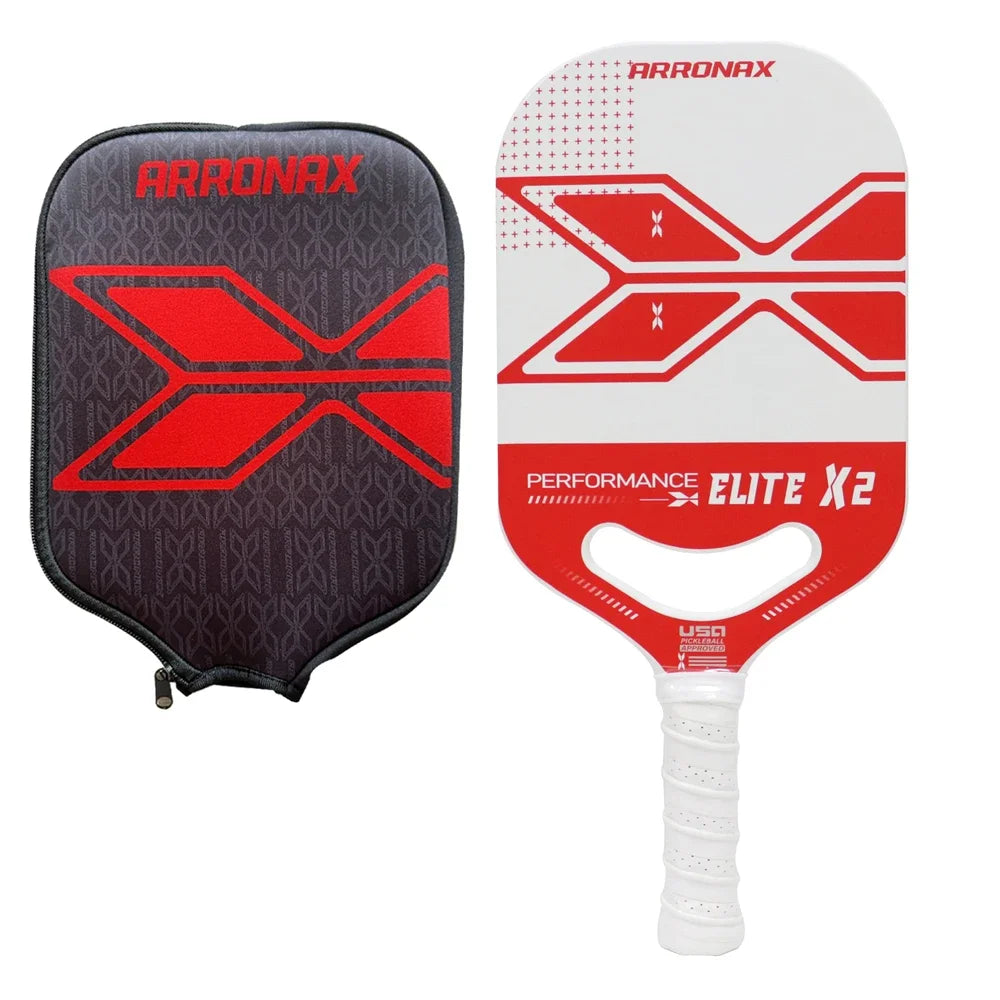 USAPA Edgeless Pickleball Paddle, Full Carbon Fiber, PP Core, Thermoformed, 13mm