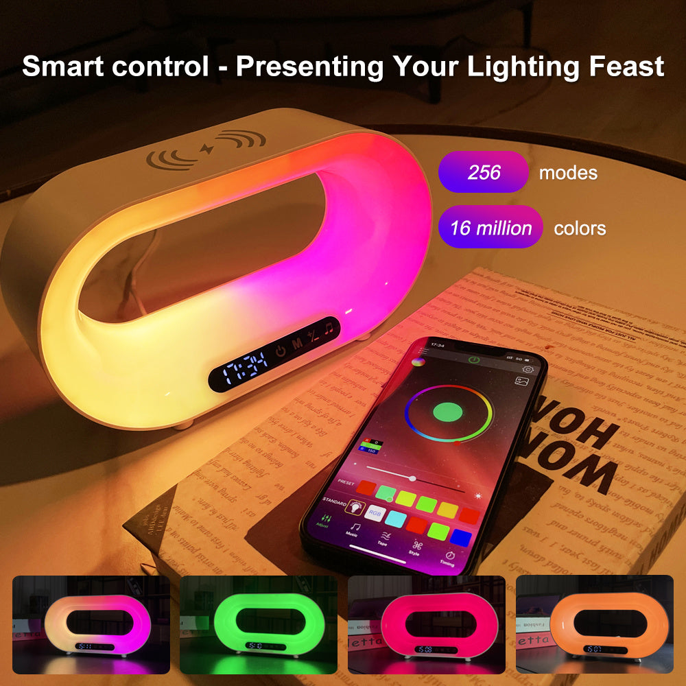 3 In 1 LED Night Light APP Control RGB Atmosphere Desk Lamp - Endless Pawsibilities