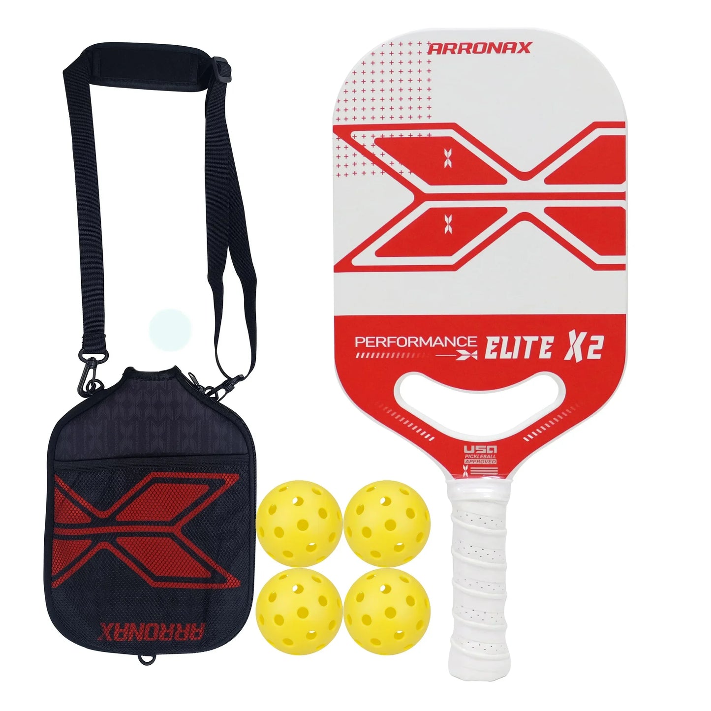 USAPA Edgeless Pickleball Paddle, Full Carbon Fiber, PP Core, Thermoformed, 13mm