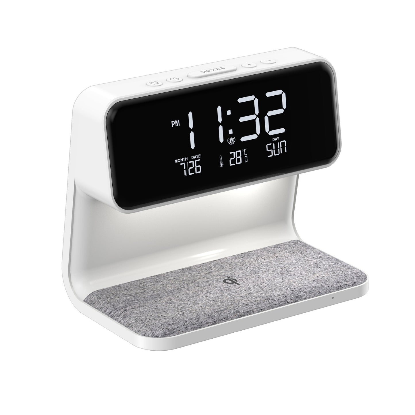 Creative 3 In 1 Bedside Lamp, LCD Screen Alarm Clock - Endless Pawsibilities