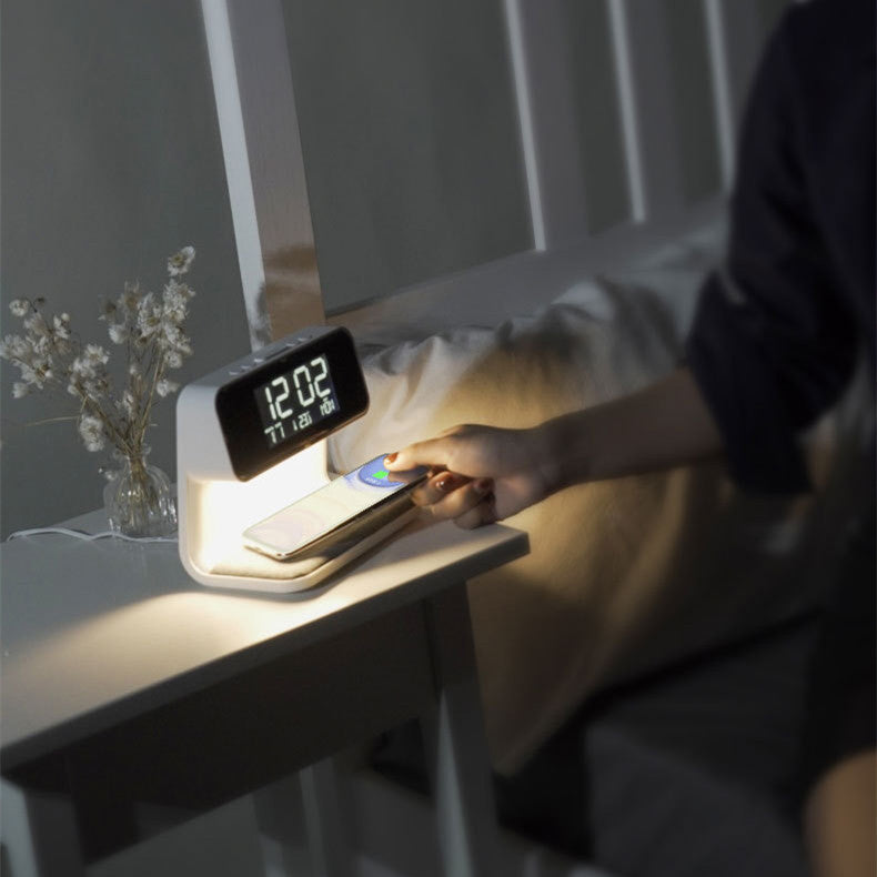 Creative 3 In 1 Bedside Lamp, LCD Screen Alarm Clock - Endless Pawsibilities