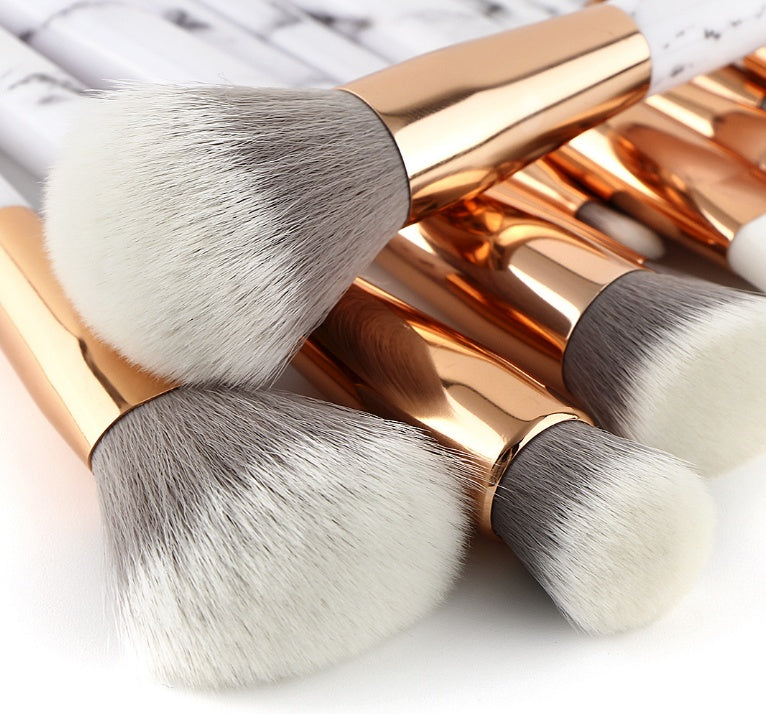 marble makeup brush