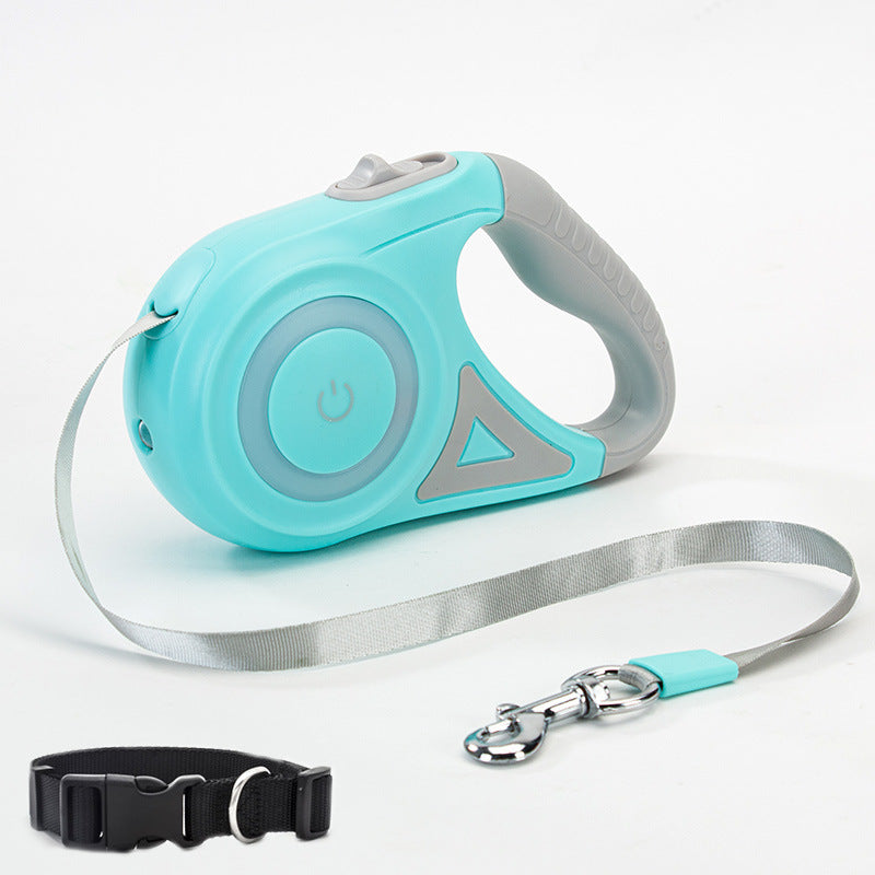 Retractable Leash And Dog Collar - Endless Pawsibilities