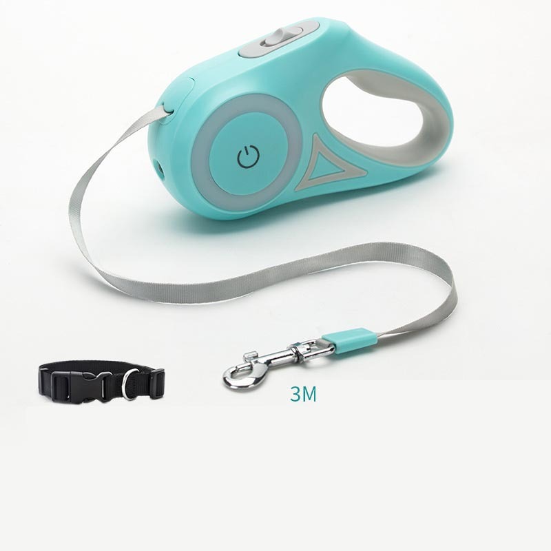 Retractable Leash And Dog Collar - Endless Pawsibilities