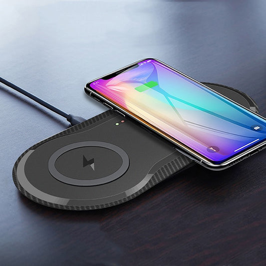 Dual Mobile Phone Wireless Charger - Endless Pawsibilities
