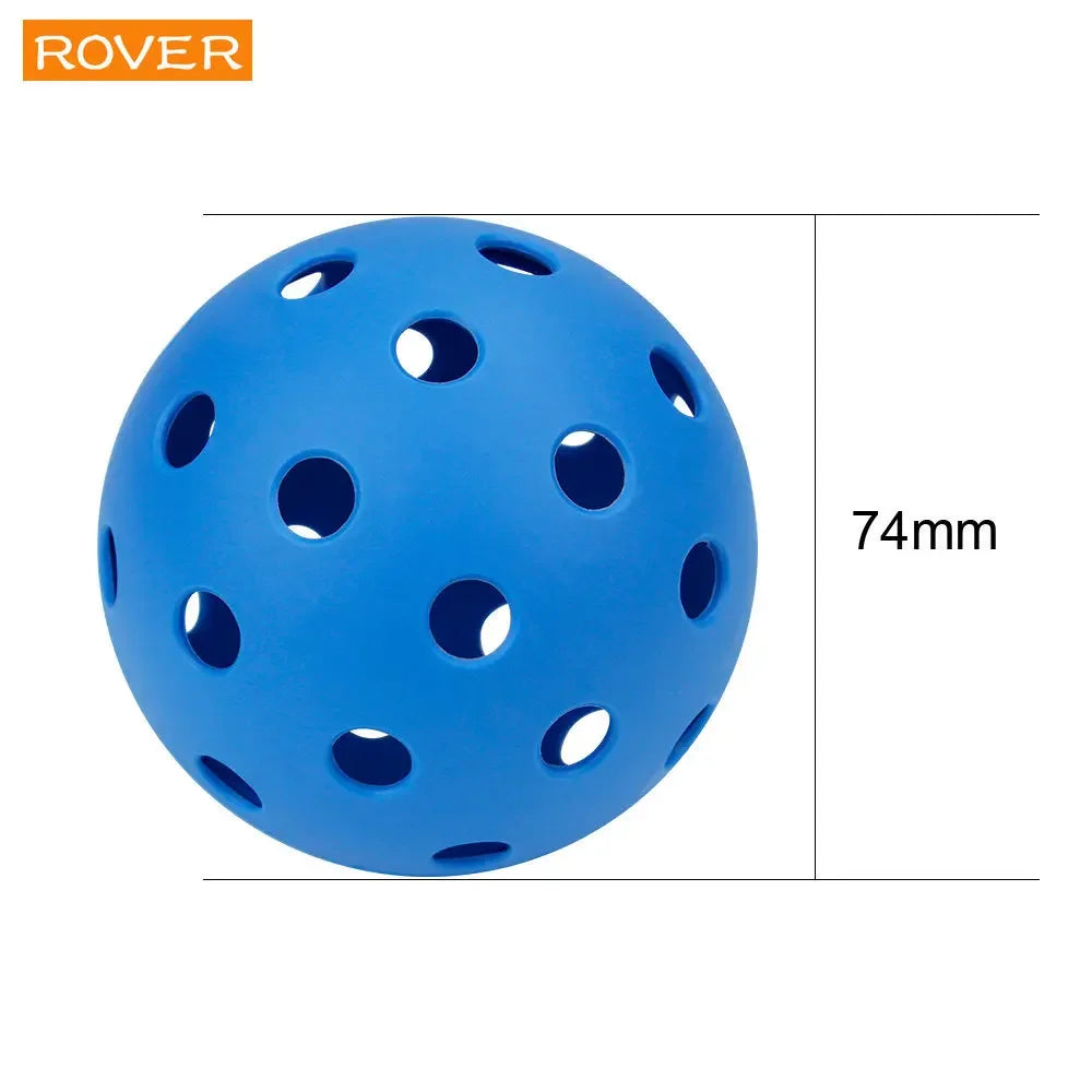 Durable 74MM 40-Hole Outdoor Pickleballs, 26g, 6/12/24 Pack for Competition