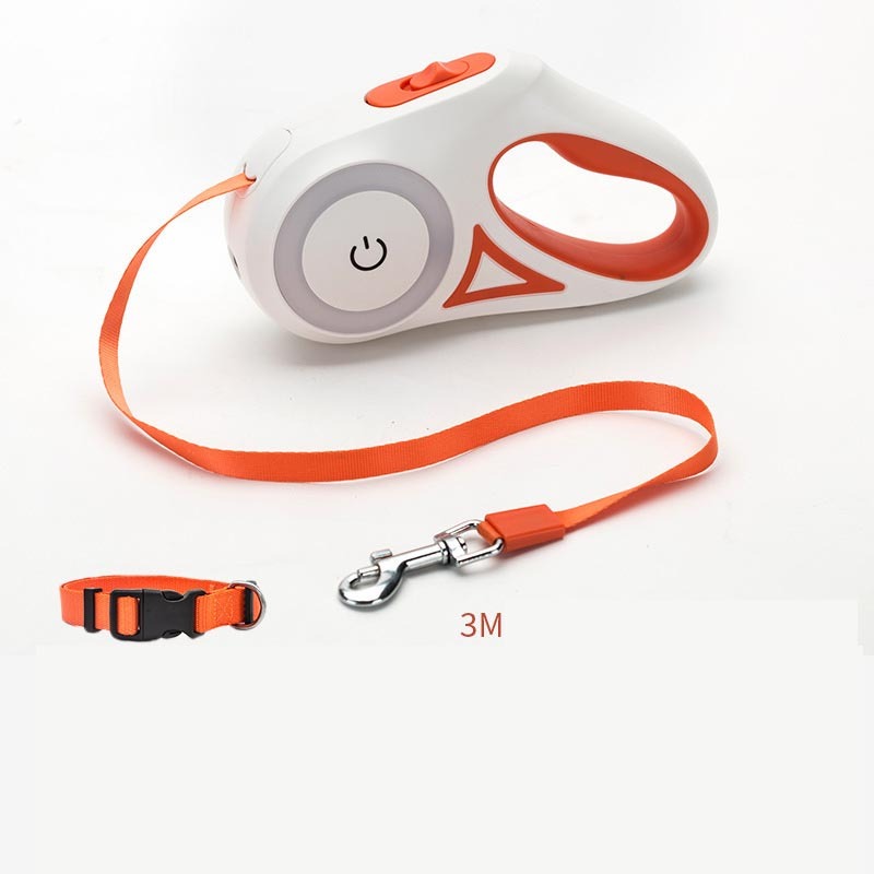 Retractable Leash And Dog Collar - Endless Pawsibilities