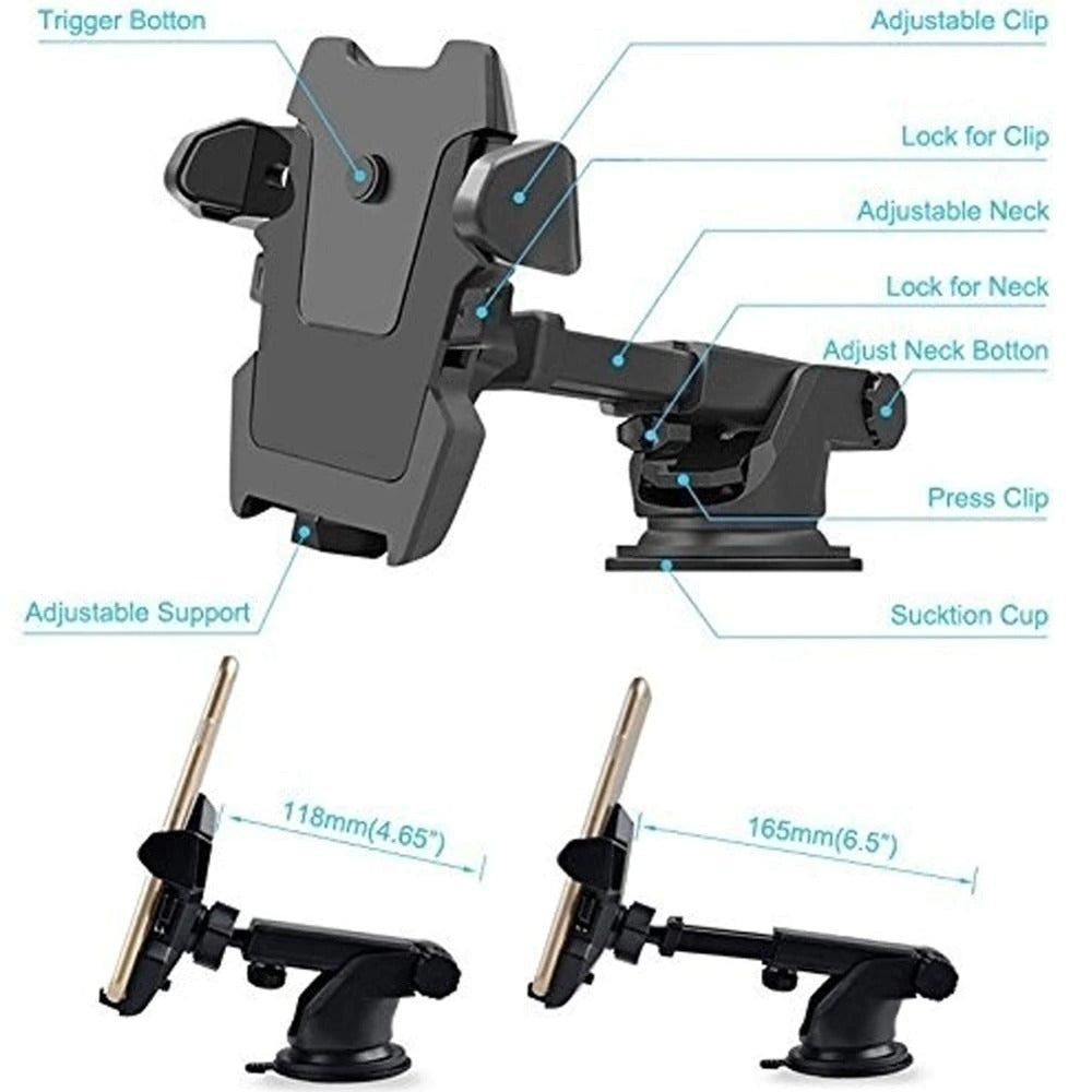 Windshield Car Phone Holder - Endless Pawsibilities