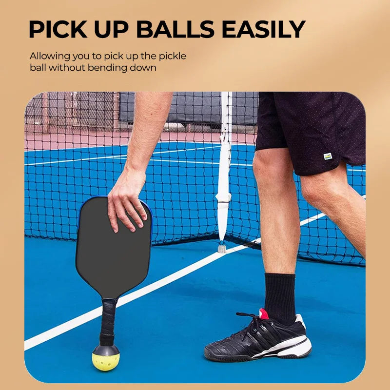 JIKEGO Pickleball Ball Retriever Silicone Racket Accessory for Easy Pick Up